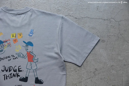 WODEN 2023 Spring & Summer 052 Marionette tee 灰色