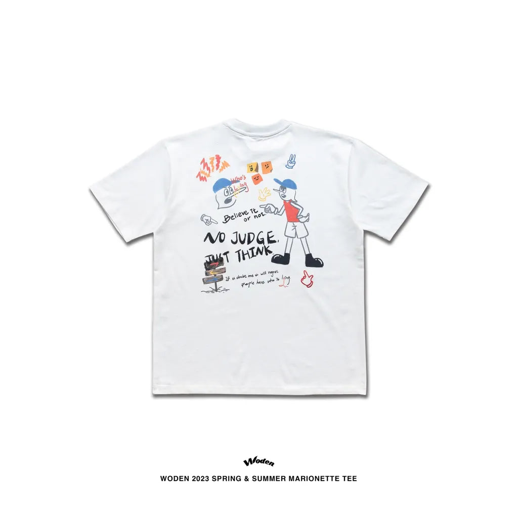 WODEN 2023 Spring & Summer 052 Marionette tee 白色