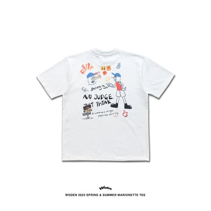 WODEN 2023 Spring & Summer 052 Marionette tee 白色