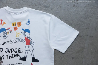 WODEN 2023 Spring & Summer 052 Marionette tee 白色
