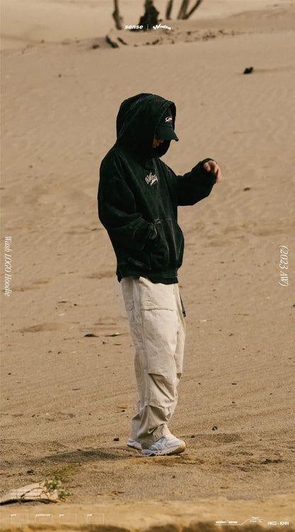 WODEN® / sense® 2023 Autumn & Winter 049 Wash LOGO Hoodie
