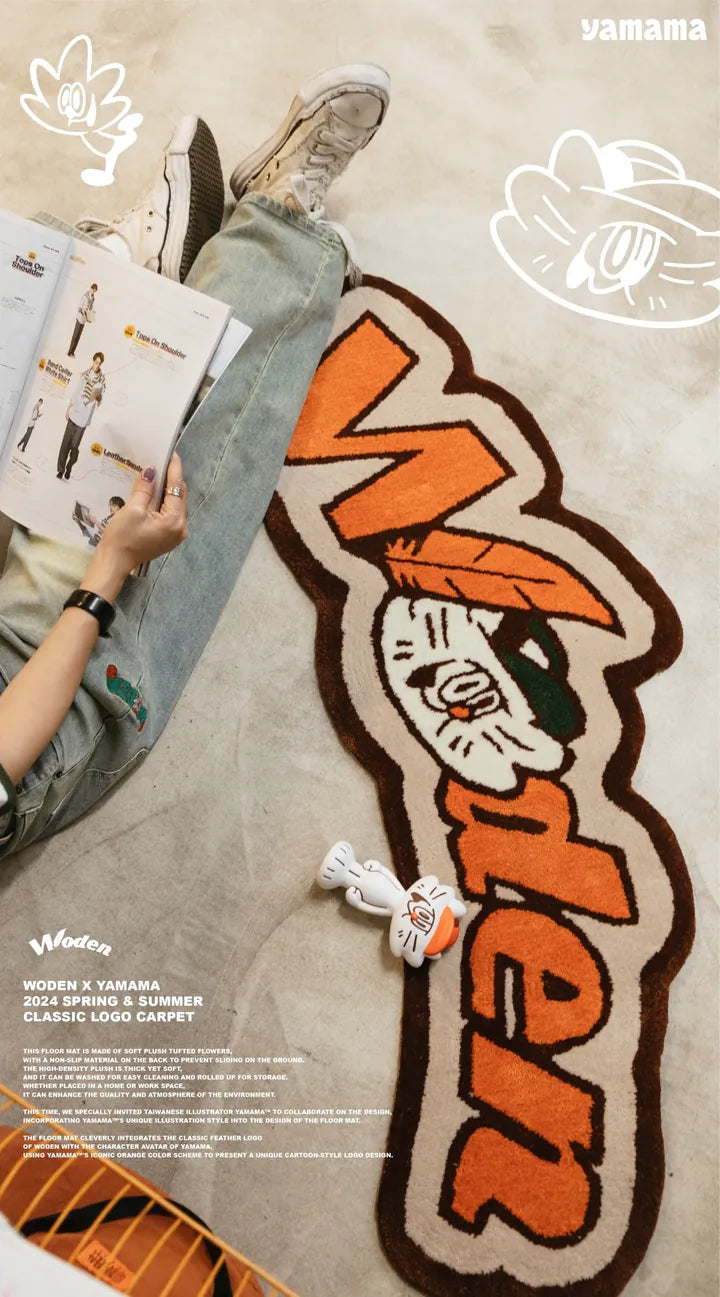 WODEN X YAMAMA 2024 Spring & Summer 056 Classic LOGO Carpet