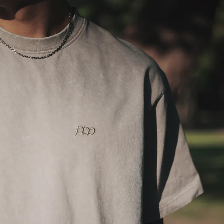 P.B.P - EMBROIDERY LOGO TEE 水洗款