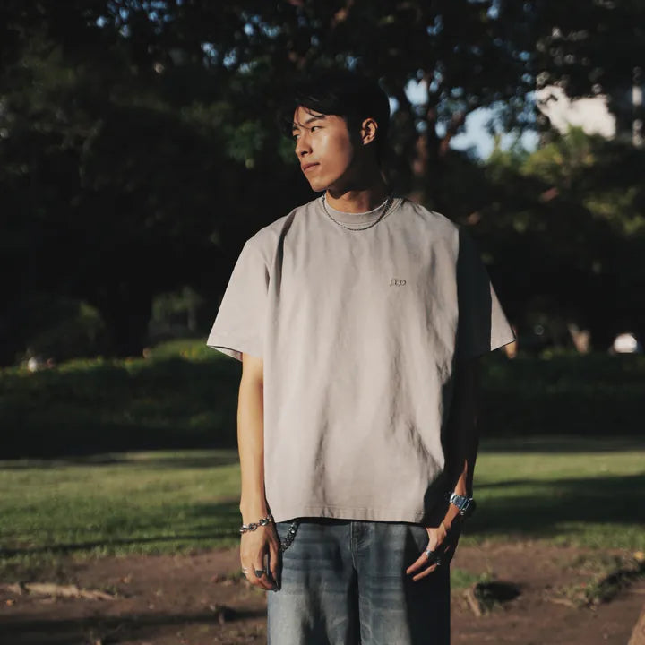 P.B.P - EMBROIDERY LOGO TEE 水洗款