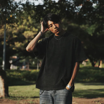 P.B.P - EMBROIDERY LOGO TEE 水洗款