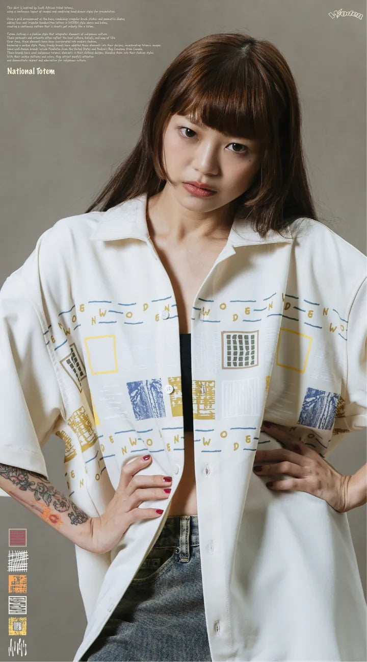WODEN 2024 Spring & Summer 062 National Totem Shirt