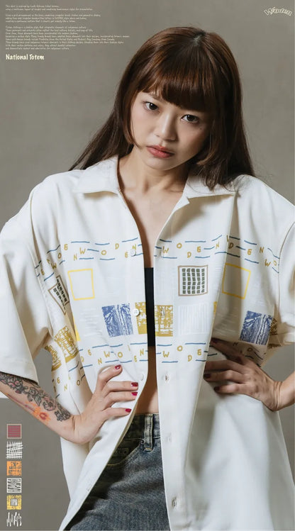 WODEN 2024 Spring & Summer 062 National Totem Shirt