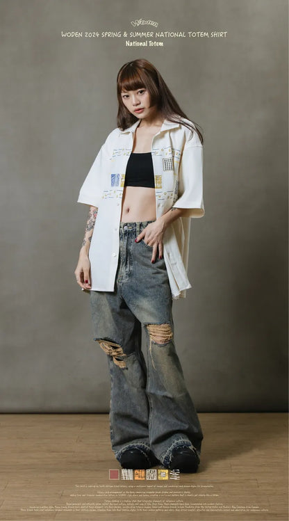 WODEN 2024 Spring & Summer 062 National Totem Shirt