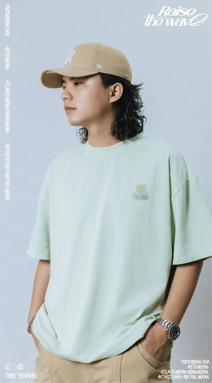COWAVE 24SS Sunny man font tee