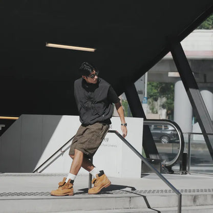 P.B.P CAMOUFLAGE CARGO SHORTS