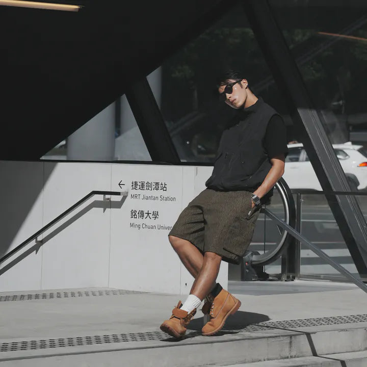 P.B.P CAMOUFLAGE CARGO SHORTS
