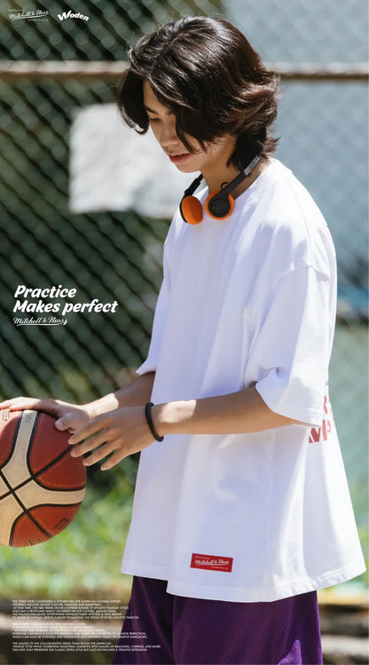 WODEN / Mitchell & Ness 2024 Spring & Summer 078 Basketball Balloon tee