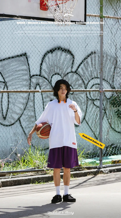 WODEN / Mitchell & Ness 2024 Spring & Summer 078 Basketball Balloon tee