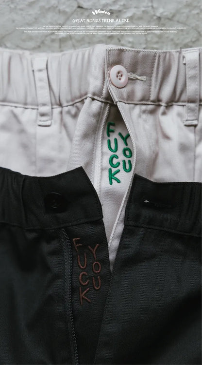 WODEN 2024 Fall & Winter 024 Clean LOGO Cargo Pants
