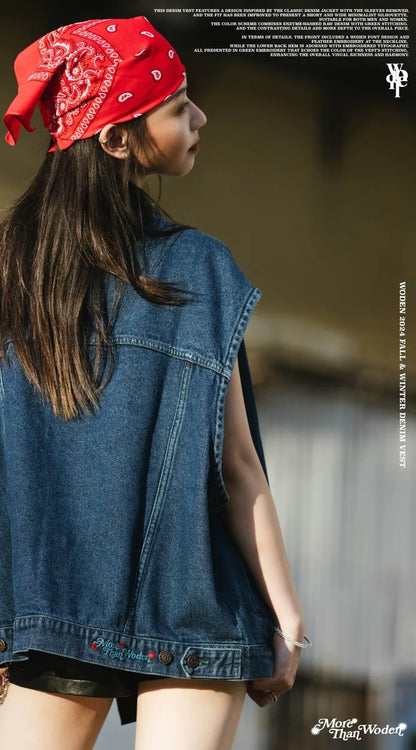 WODEN 2024 Fall & Winter 028 Denim Vest