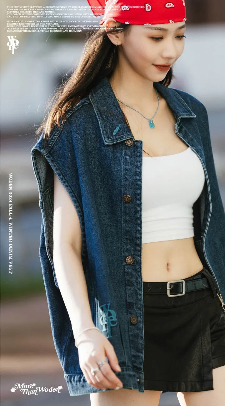 WODEN 2024 Fall & Winter 028 Denim Vest