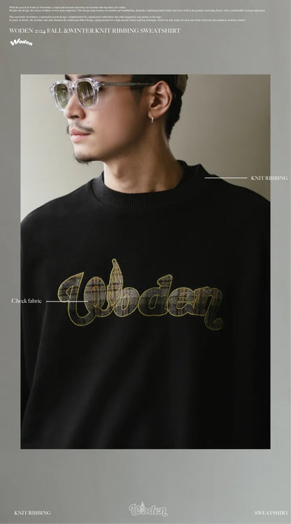 WODEN 2024 FALL &WINTER 032 KNIT RIBBING SWEATSHIRT