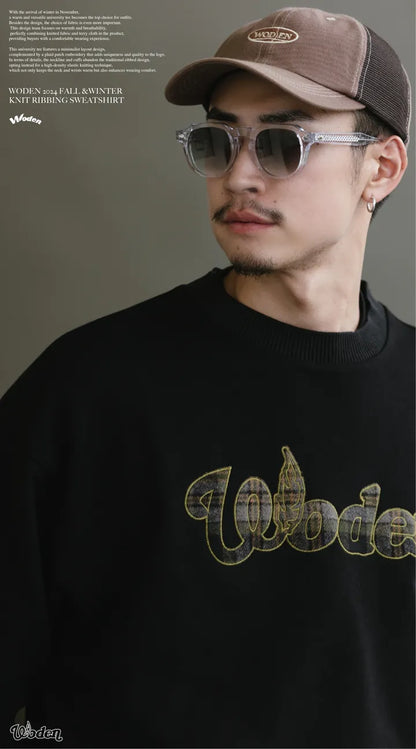 WODEN 2024 FALL &WINTER 032 KNIT RIBBING SWEATSHIRT