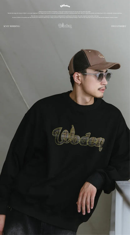 WODEN 2024 FALL &WINTER 032 KNIT RIBBING SWEATSHIRT