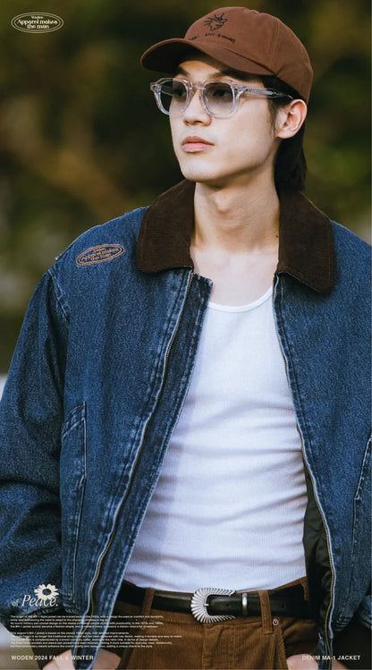 WODEN 2024 FALL & WINTER 031 DENIM MA-1 JACKET