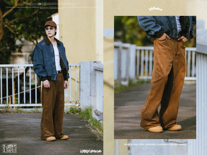 WODEN 2024 FALL &WINTER 033 CORDUROY BAGGY PANTS