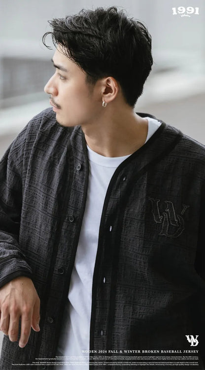 WODEN 2024 Fall & Winter 034 Broken Baseball Jersey