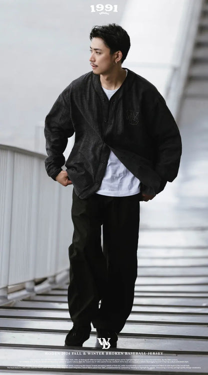 WODEN 2024 Fall & Winter 034 Broken Baseball Jersey