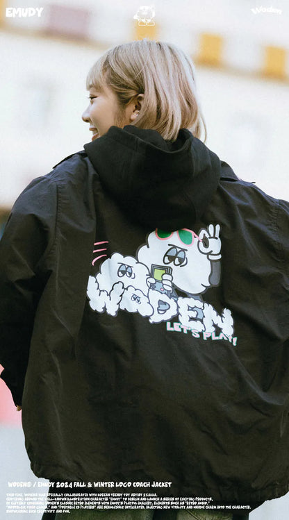 WODEN® / Emudy 2024 Fall & Winter LOGO 042 Coach Jacket