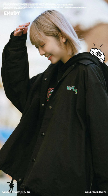 WODEN® / Emudy 2024 Fall & Winter LOGO 042 Coach Jacket
