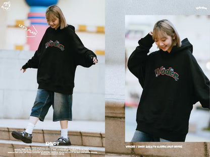 WODEN® / Emudy 2024 Fall & Winter 040 Classic LOGO Hoodie