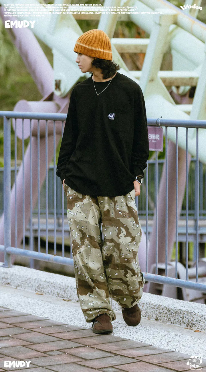 WODEN® / Emudy 2024 Fall & Winter 038 Pocket L/S Tee
