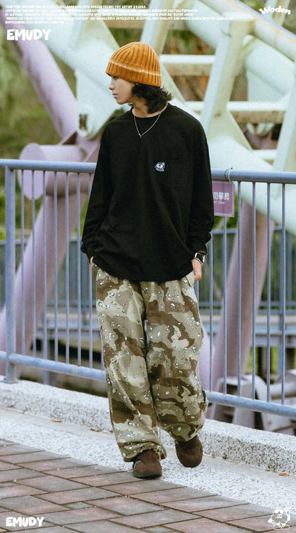 WODEN® / Emudy 2024 Fall & Winter 038 Pocket L/S Tee