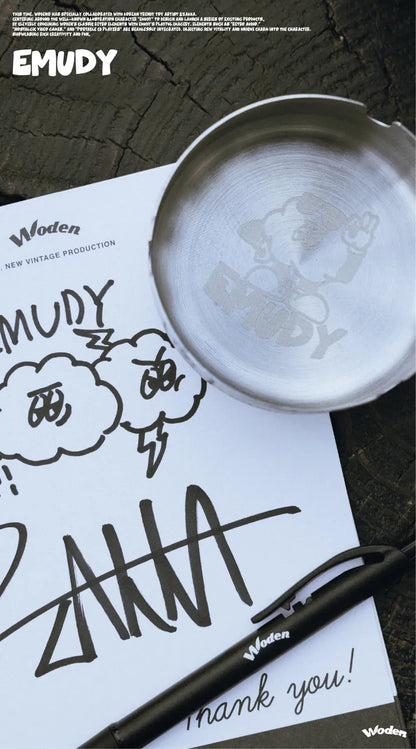 WODEN® / Emudy 2024 Fall & Winter 043 LOGO Ashtray