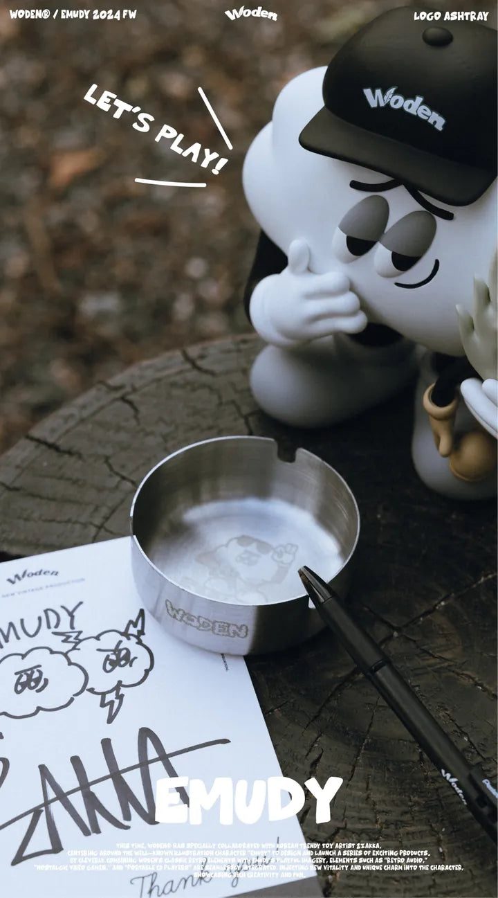 WODEN® / Emudy 2024 Fall & Winter 043 LOGO Ashtray
