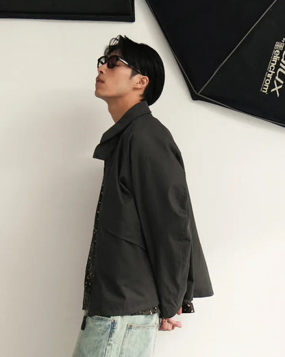 P.B.P Loose-Fit Harrington Jacket