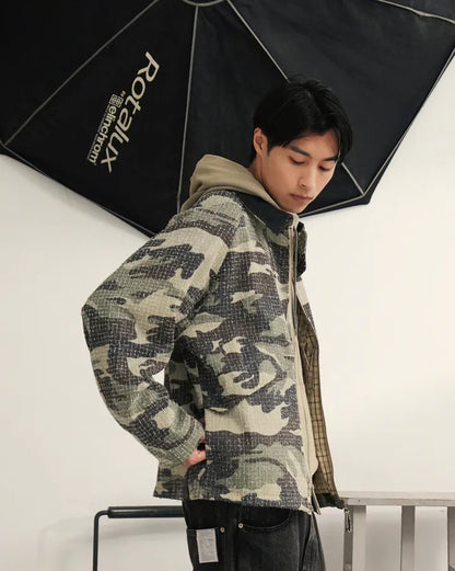 P.B.P Loose-Fit Harrington Jacket