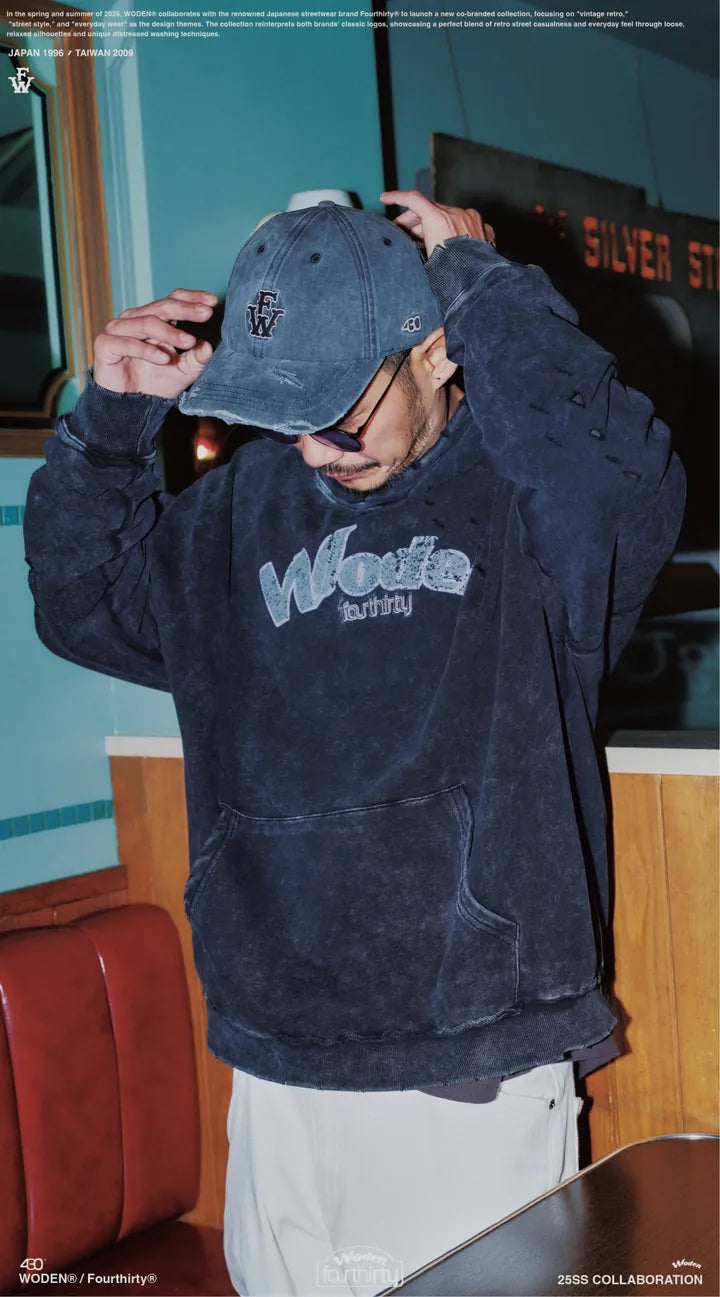 WODEN® / Fourthirty® 2025 Spring & Summer 002 Wash Logo Cap