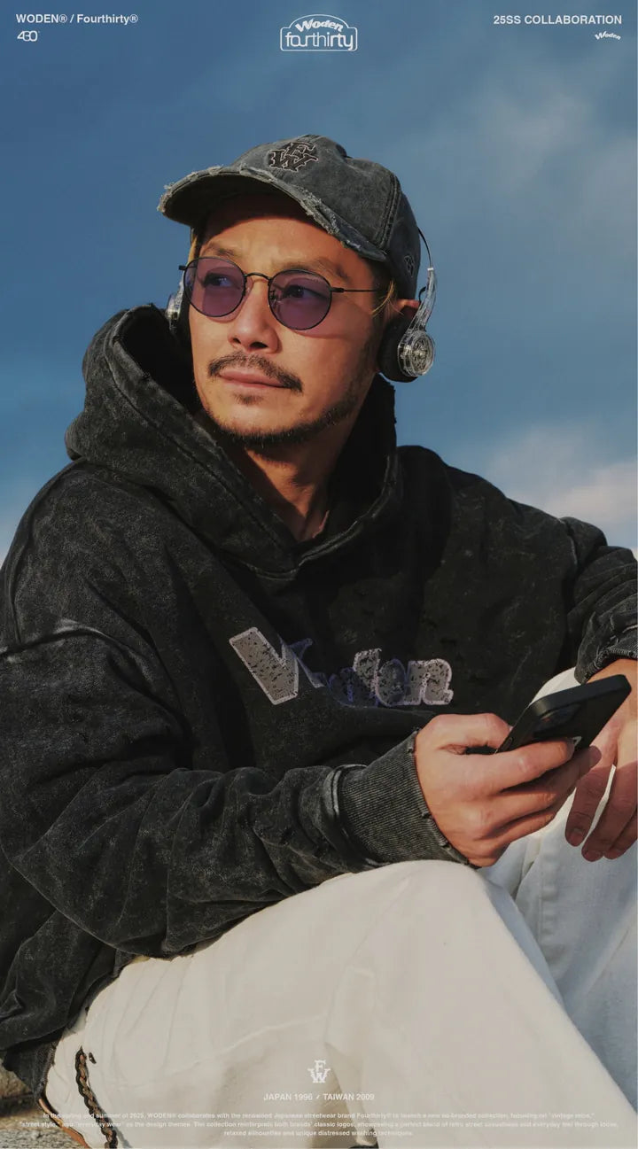 WODEN® / Fourthirty® 2025 Spring & Summer 002 Wash Logo Cap