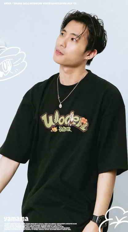 WODEN 2025 Spring & Summer YAMAMA illustration LOGO Tee