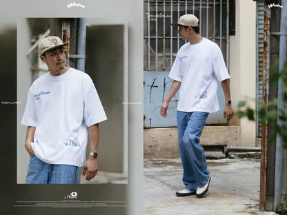WODEN 2025 Spring & Summer 004 Peace Slogan Tee