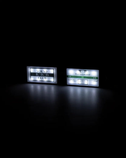 Filter017 B.D.O.霓虹燈箱鑰匙圈