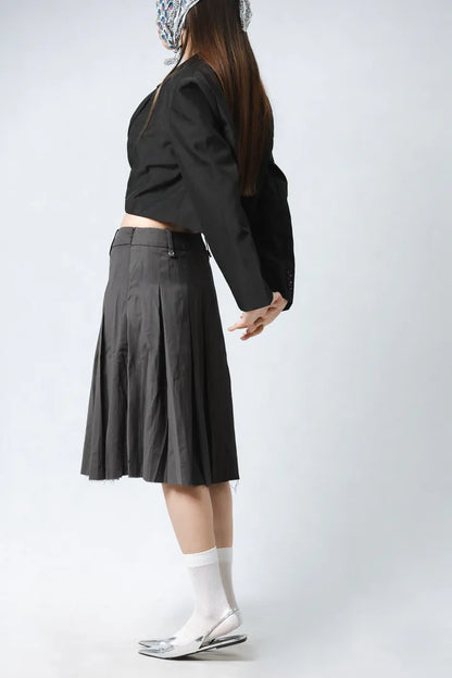 YOKO OW純色短版西裝外套