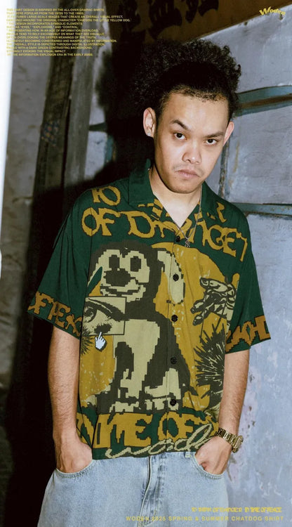 WODEN 2025 Spring & Summer 046 ChatDog Shirt