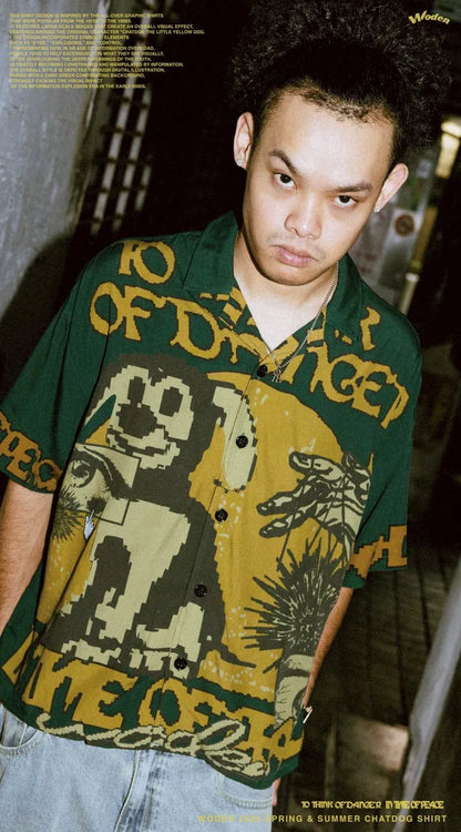WODEN 2025 Spring & Summer 046 ChatDog Shirt