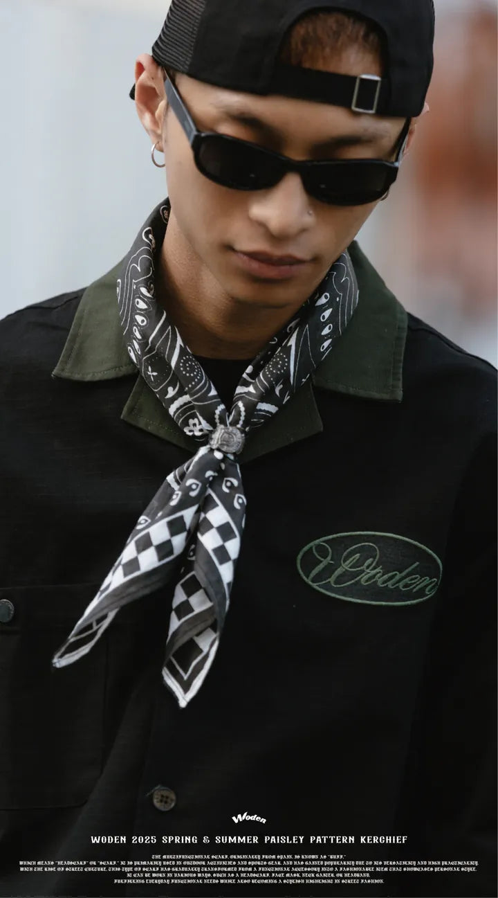 WODEN 2025 Spring & Summer 047 Paisley Pattern Kerchief