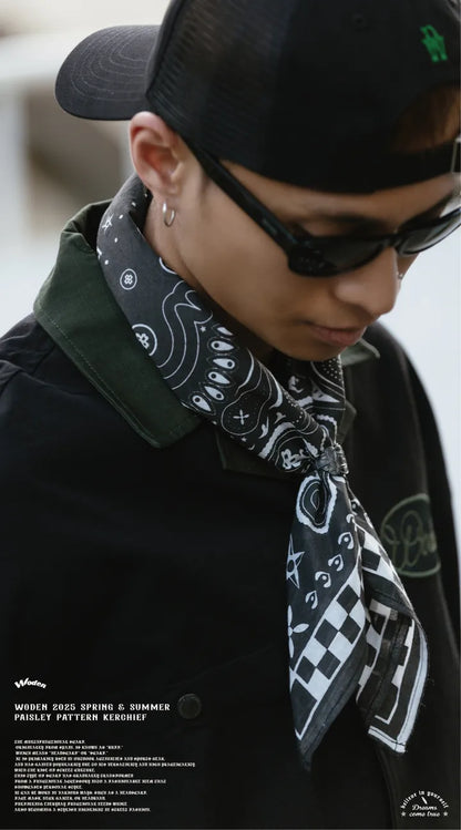 WODEN 2025 Spring & Summer 047 Paisley Pattern Kerchief