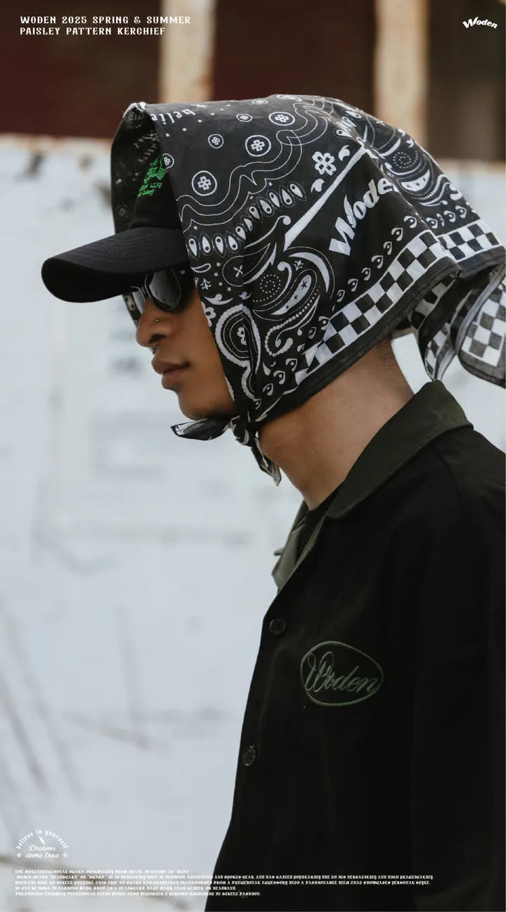 WODEN 2025 Spring & Summer 047 Paisley Pattern Kerchief