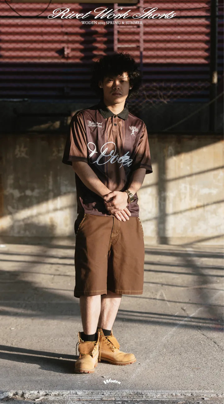 WODEN 2025 Spring & Summer 059 Rivet Work Shorts