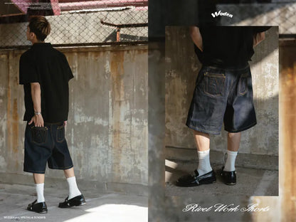 WODEN 2025 Spring & Summer 059 Rivet Work Shorts