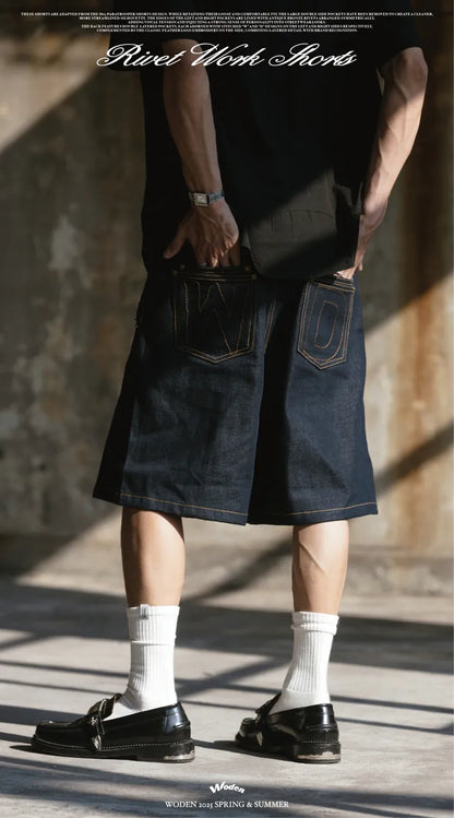 WODEN 2025 Spring & Summer 059 Rivet Work Shorts